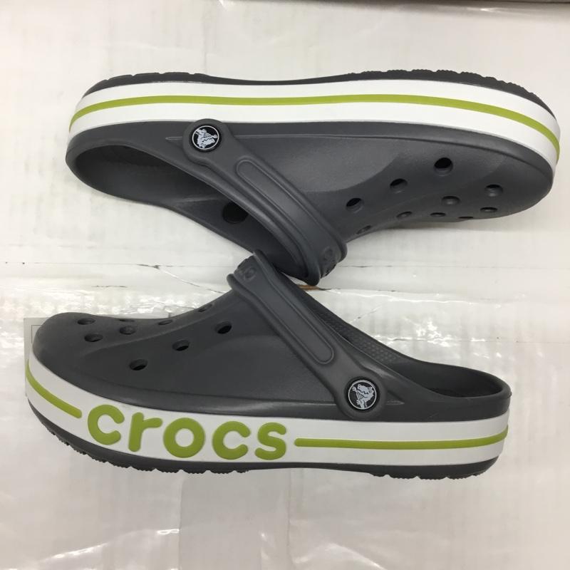 クロックス crocs サンダル サンダル 205089-0A3 Bayaband Clog バヤバンド クロッグ 25cm 25.0cm ロゴ、文字 灰 / グレー / X 白 / ホワイト / X 薄緑 / ライトグリーン / メンズ USED 古着 中古 10111538