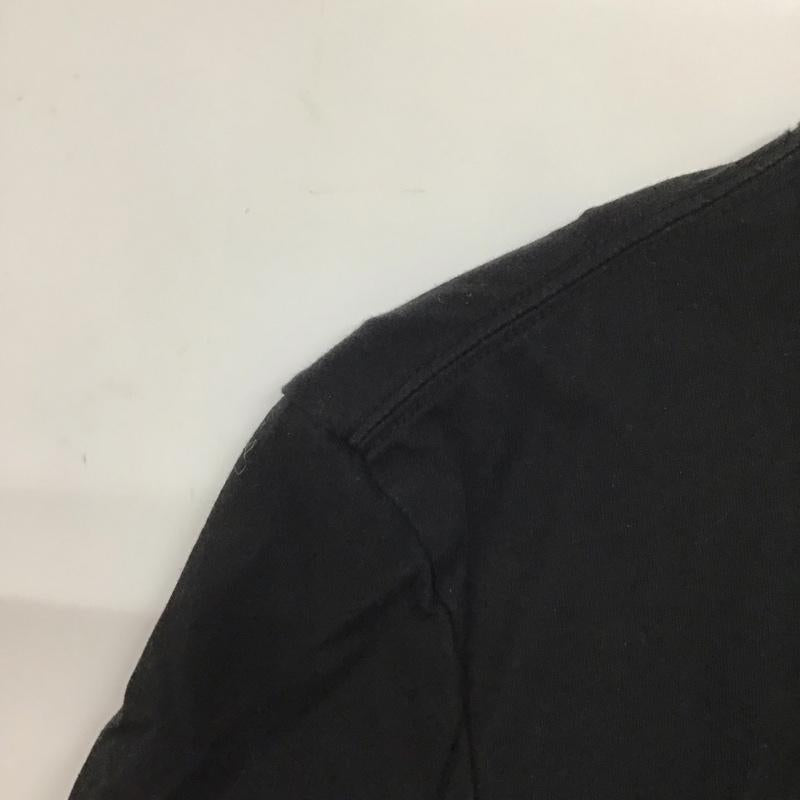 トミーヒルフィガー TOMMY HILFIGER Tシャツ 半袖 半袖カットソー プリントTシャツ クルーネックカットソー S ロゴ、文字 黒 / ブラック / レディース USED 古着 中古 10133030