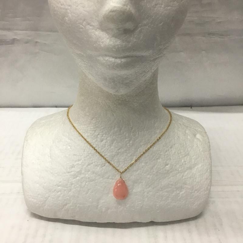 ビューティアンドユースユナイテッドアローズ BEAUTY&YOUTH UNITED ARROWS アクセサリー ネックレス、ペンダント 桃 / ピンク / X 金 / ゴールド / レディース USED 古着 中古 10114216