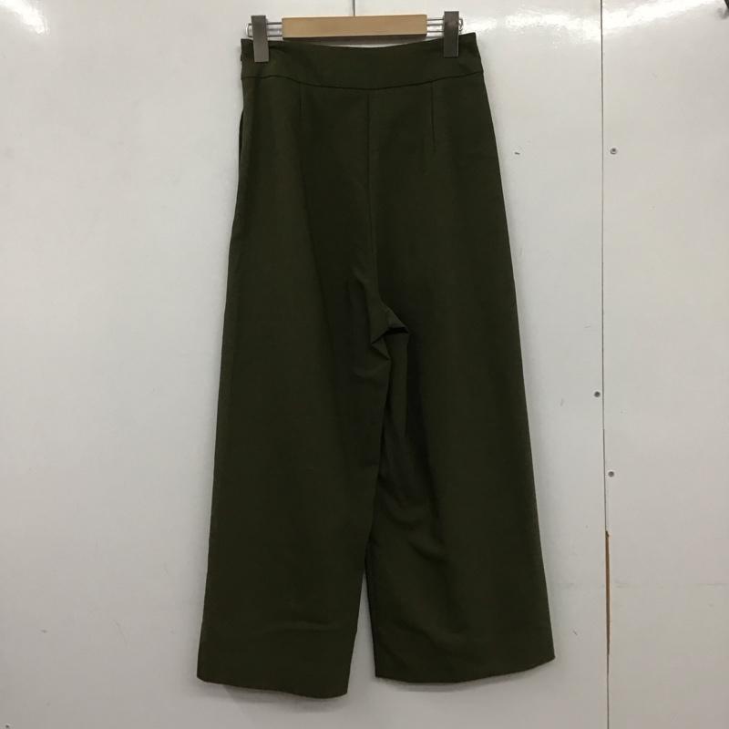 アーバンリサーチ URBAN RESEARCH パンツ スラックス wH95-24M006 クロップド丈 ストレッチ S 無地 カーキ / カーキ / レディース USED 古着 中古 10139358