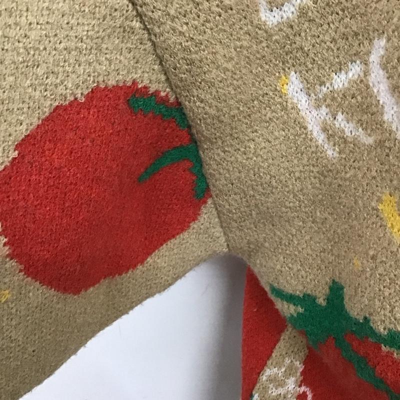 フックバイロックミー Hook By RockME ニット、セーター 長袖 長袖ニット リブニット セーター クルーネックカットソー プリントセーター プリント ベージュ / ベージュ / X 赤 / レッド / X 黄 / イエロー / X 緑 / グリーン / X 白 / ホワイト / X 茶 / ブラウン / メンズ USED 古着 中古 10106323