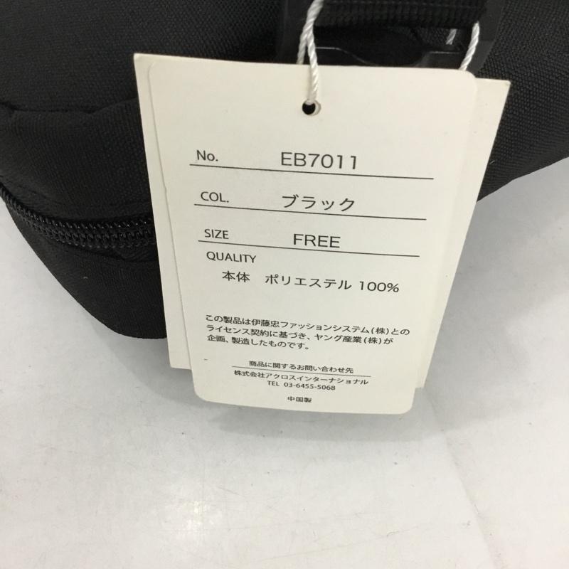 エレッセ ellesse ショルダーバッグ ショルダーバッグ EB7011 ショルダーポーチ タグ付き FREE ロゴ、文字 黒 / ブラック / メンズ USED 古着 中古 10128552