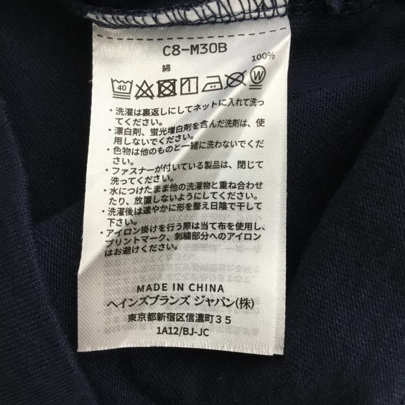チャンピオン Champion Tシャツ 半袖 C8-M30B XS ロゴ、文字 紺 / ネイビー / レディース USED 古着 中古 10141336