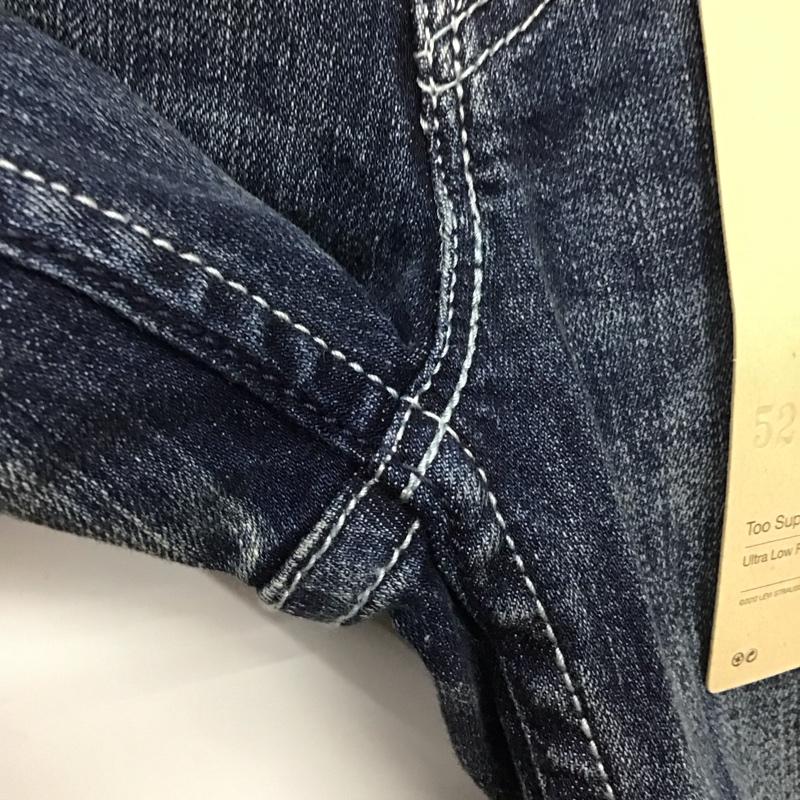 リーバイス Levi s パンツ デニム、ジーンズ デニムパンツ ストレートパンツ ストレッチパンツ ジーンズ M 無地 インディゴ / インディゴ /  メンズ USED 古着 中古 10123996