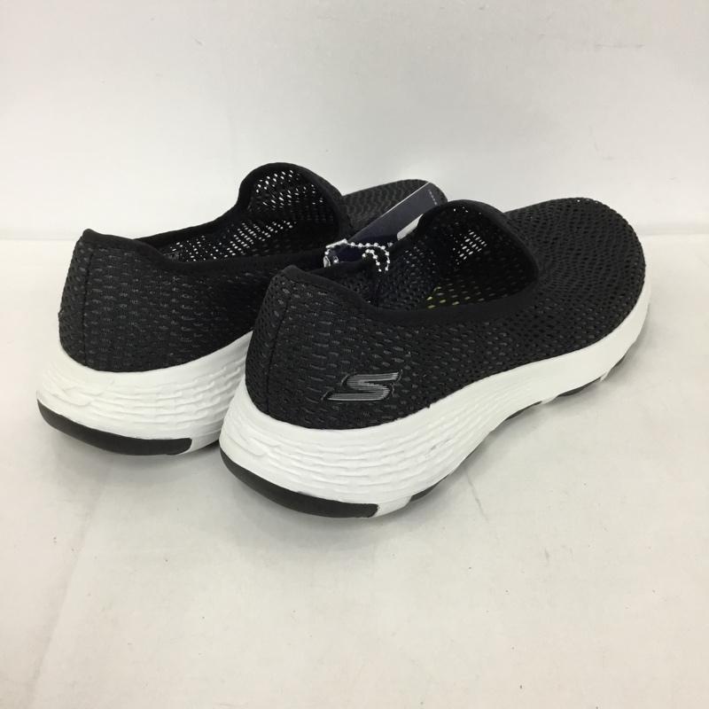スケッチャーズ SKECHERS スニーカー スニーカー 15650-BKW ウォーキングシューズ GO WALK COOL 22.5cm 無地 黒 / ブラック / レディース USED 古着 中古 10128021