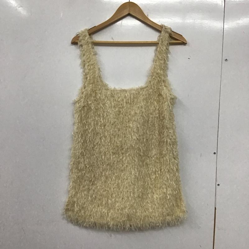 ローリーズファーム LOWRYS FARM タンクトップ タンクトップ ノースリーブ FREE 無地 アイボリー / アイボリー / レディース USED 古着 中古 10138084