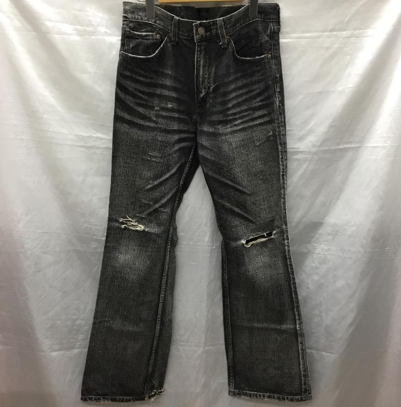 リーバイストラウスアンドコー Levi Strauss & co. パンツ デニム、ジーンズ デニムパンツ ストレートパンツ カジュアルパンツ ジーンズ 32インチ 無地 黒 / ブラック /  メンズ USED 古着 中古 10121923