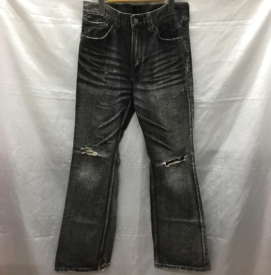 リーバイストラウスアンドコー Levi Strauss & co. パンツ デニム、ジーンズ デニムパンツ ストレートパンツ カジュアルパンツ ジーンズ 32インチ 無地 黒 / ブラック /  メンズ USED 古着 中古 10121923