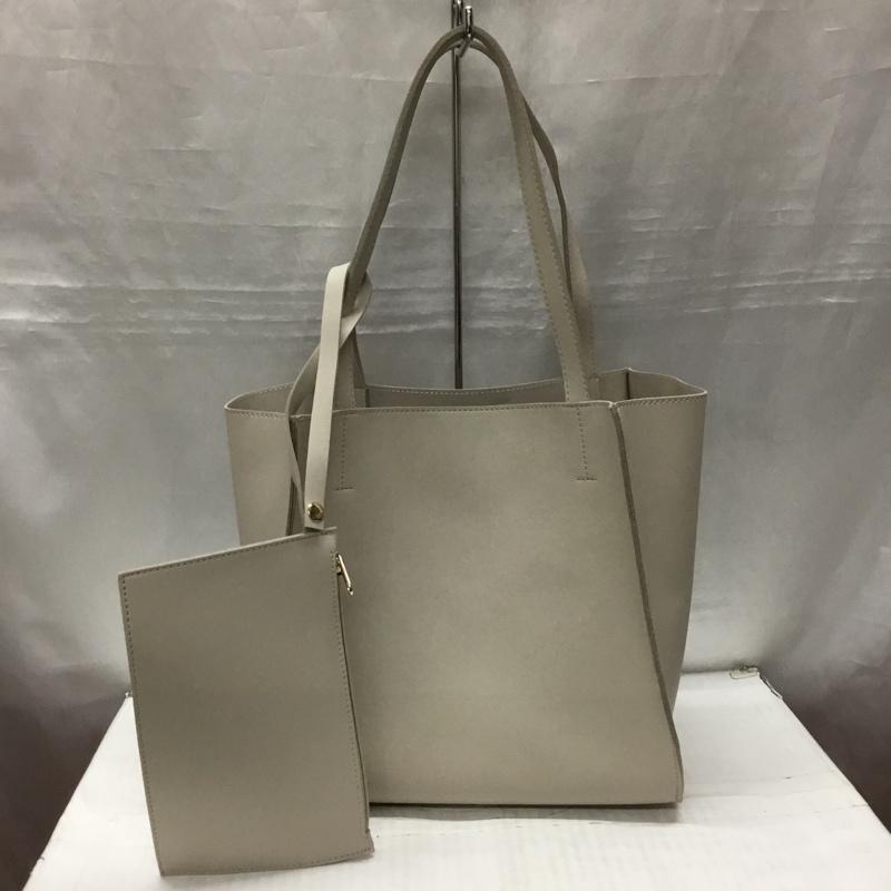 アメリカンホリック AMERICAN HOLIC トートバッグ トートバッグ H0181J50034 フェイクレザー 無地 グレージュ / グレージュ / レディース USED 古着 中古 10118310