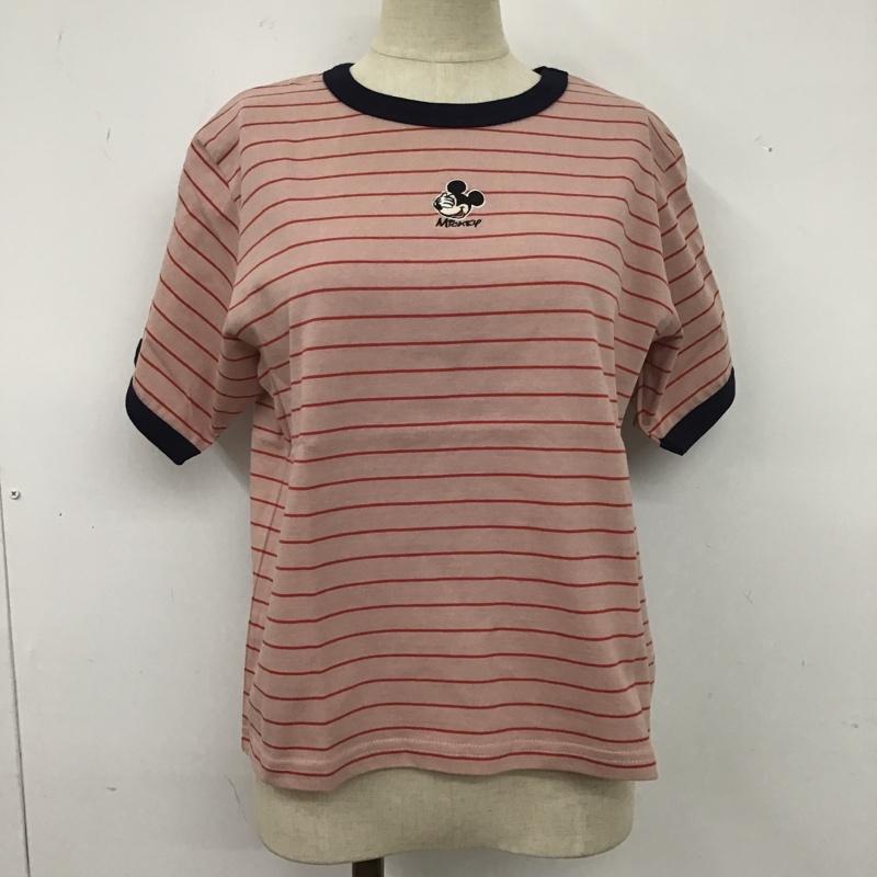 ヘザー Heather Tシャツ 半袖 ディズニー ミッキー タグ FREE ボーダー柄 マルチカラー / マルチカラー / レディース USED 古着 中古 10106100