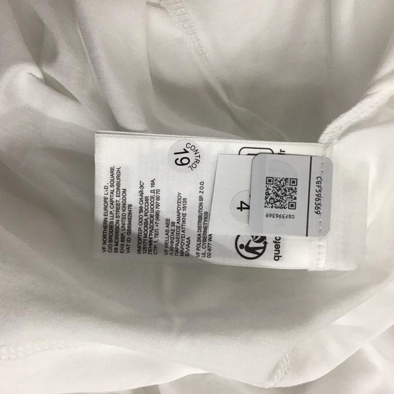 ザノースフェイス THE NORTH FACE Tシャツ 半袖 NF0A87NVFN4 Redbox Celebration Tee L プリント X ロゴ、文字 白 / ホワイト / メンズ USED 古着 中古 10132495