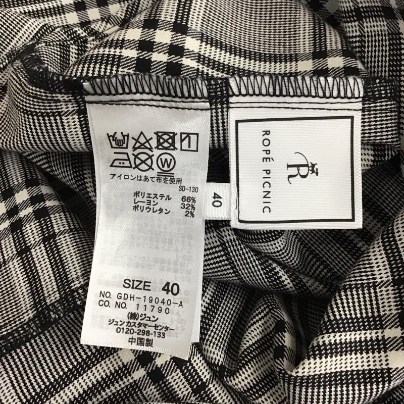 ロペピクニック ROPE PICNIC カットソー 長袖 40 チェック マルチカラー / マルチカラー / レディース USED 古着 中古 10120140