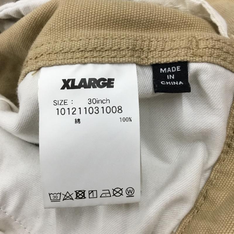 エクストララージ XLARGE パンツ ワークパンツ、ペインターパンツ カーゴパンツ カジュアルパンツ ワイドパンツ ワークパンツ ミリタリーパンツ 30インチ 無地 ベージュ / ベージュ / メンズ USED 古着 中古 10111921
