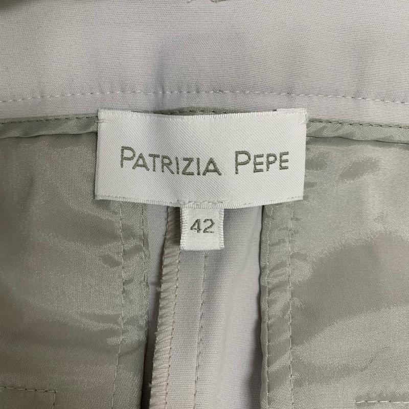 パトリッツァペペ PATRIZIA-PEPE パンツ スラックス 42 無地 灰 / グレー / レディース USED 古着 中古 10013965