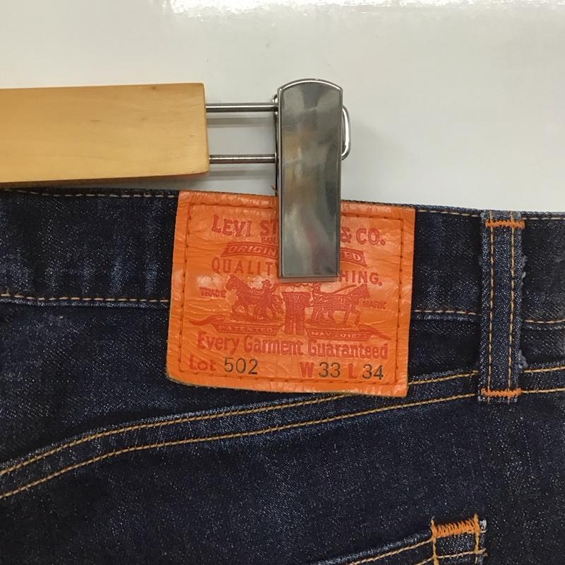リーバイストラウスアンドコー Levi Strauss & co. パンツ デニム、ジーンズ デニムパンツ ワイドパンツ カジュアルパンツパンツ Gパン 33インチ 無地 インディゴ / インディゴ /  メンズ USED 古着 中古 10128675