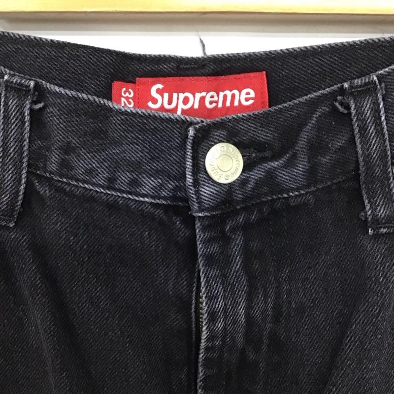 シュプリーム Supreme パンツ デニム、ジーンズ 24SS Baggy Jean バギーデニム 32 32 ロゴ、文字 黒 / ブラック / メンズ USED 古着 中古 10133264