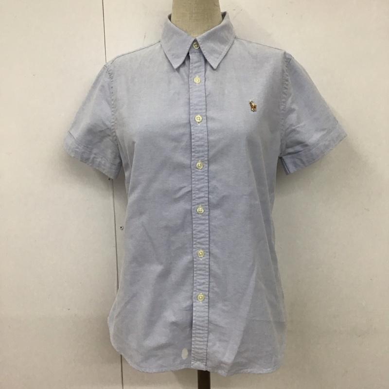 ラルフローレン RALPHLAUREN シャツ、ブラウス 半袖 9 ワンポイント 水色 / ライトブルー / レディース USED 古着 中古 10116500