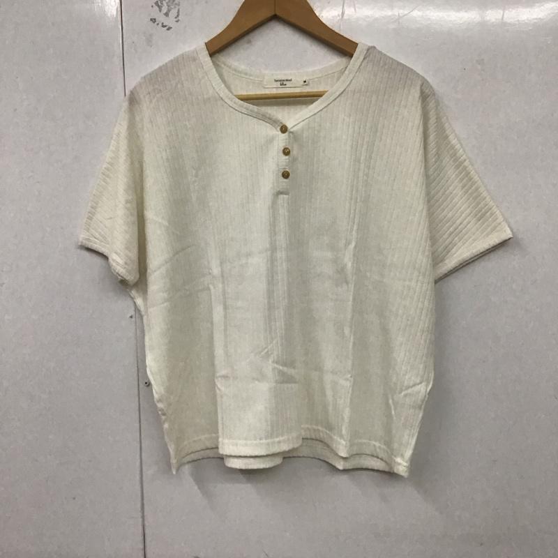 サマンサモスモス Samansa Mos2 カットソー 半袖 半袖カットソー 半袖シャツ 無地シャツ M 無地 白 / ホワイト / レディース USED 古着 中古 10128748
