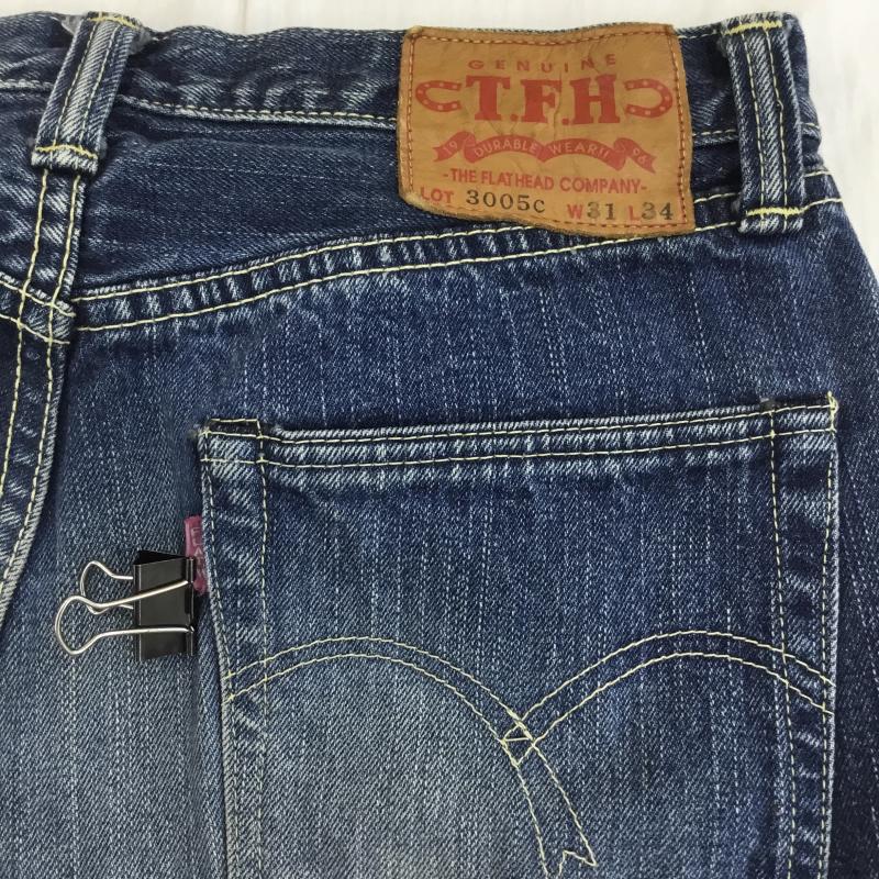 フラットヘッド The Flat Head パンツ デニム、ジーンズ 3005C 31インチ 無地 青 / ブルー / メンズ USED 古着 中古 10134247