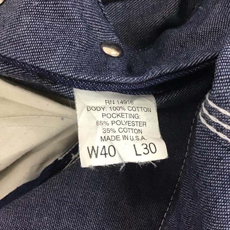 ポインター POINTER サロペット・オーバーオール サロペット、オーバーオール デニムオーバーオール オールインワン ワイドパンツ カジュアルパンツ 無地 インディゴ / インディゴ / メンズ USED 古着 中古 10109151