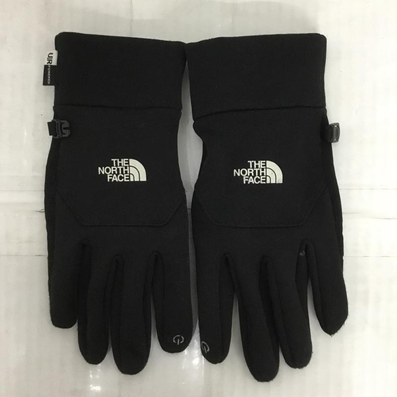 ザノースフェイス THE NORTH FACE ファッション小物 手袋 NN61434 イーチGV ETIP GLOVE イーチップグローブ タッチスクリーン対応 ロゴ、文字 黒 / ブラック / メンズ USED 古着 中古 10124153