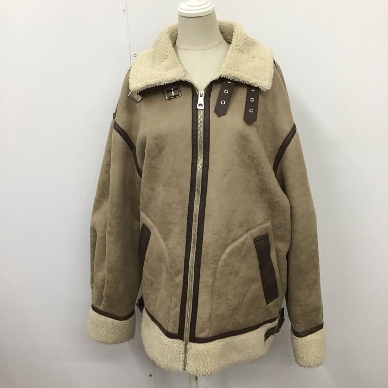 スライ SLY ジャケット、上着 ジャンパー、ブルゾン 030daa30-1960-1 ジャケット ボアジャケット アウター S 無地 茶 / ブラウン / レディース USED 古着 中古 10106976