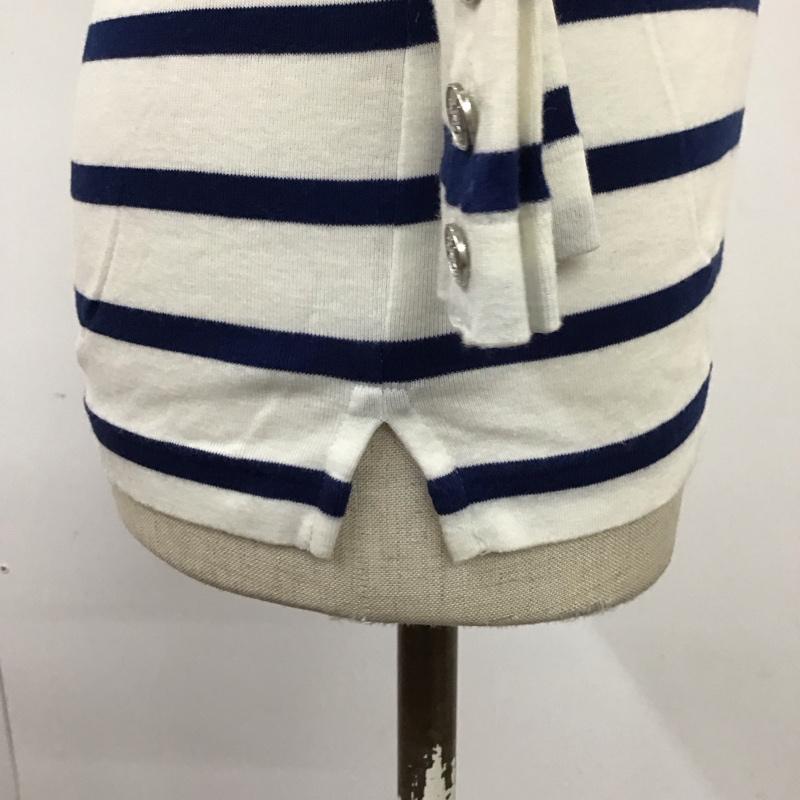 ポロラルフローレン POLO RALPH LAUREN カットソー 長袖 長袖カットソー クルーネックカットソー ロングスリーブカットソー プリントTシャツ XS ボーダー柄 白 / ホワイト / X 青 / ブルー / レディース USED 古着 中古 10115971