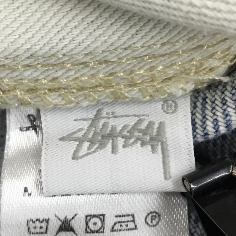 ステューシー STUSSY パンツ デニム、ジーンズ ステューシー デニム 34インチ ロゴ、文字 青 / ブルー /  メンズ USED 古着 中古 10122730
