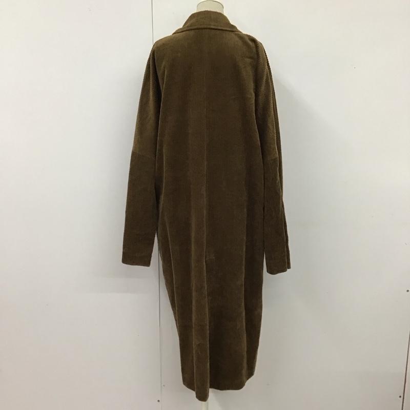 ザラウーマン ZARA WOMAN コート コート一般 コーデュロイ S 無地 茶 / ブラウン / レディース USED 古着 中古 10120266
