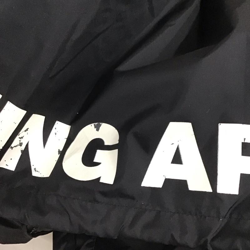 アベイシングエイプ A BATHING APE ジャケット、上着 ジャケット、ブレザー ナイロンジャケット カラージャケット 前ボタン nowhere 10周年 M ロゴ、文字 黒 / ブラック / メンズ USED 古着 中古 10119526