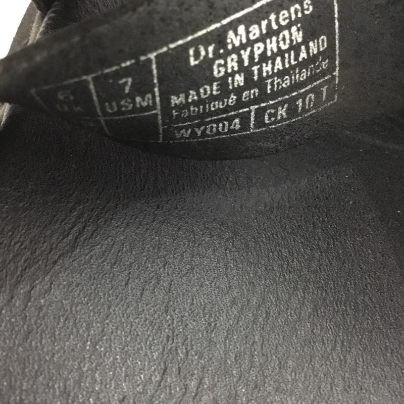 ドクターマーチン Dr.Martens サンダル サンダル レザー UK6 US:7 無地 黒 / ブラック / レディース USED 古着 中古 10131647