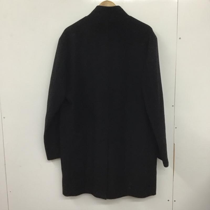 ランバン LANVIN コート コート一般 LA-SY-55260 カシミヤ スタンドカラー 無地 黒 / ブラック / メンズ USED 古着 中古 10139430