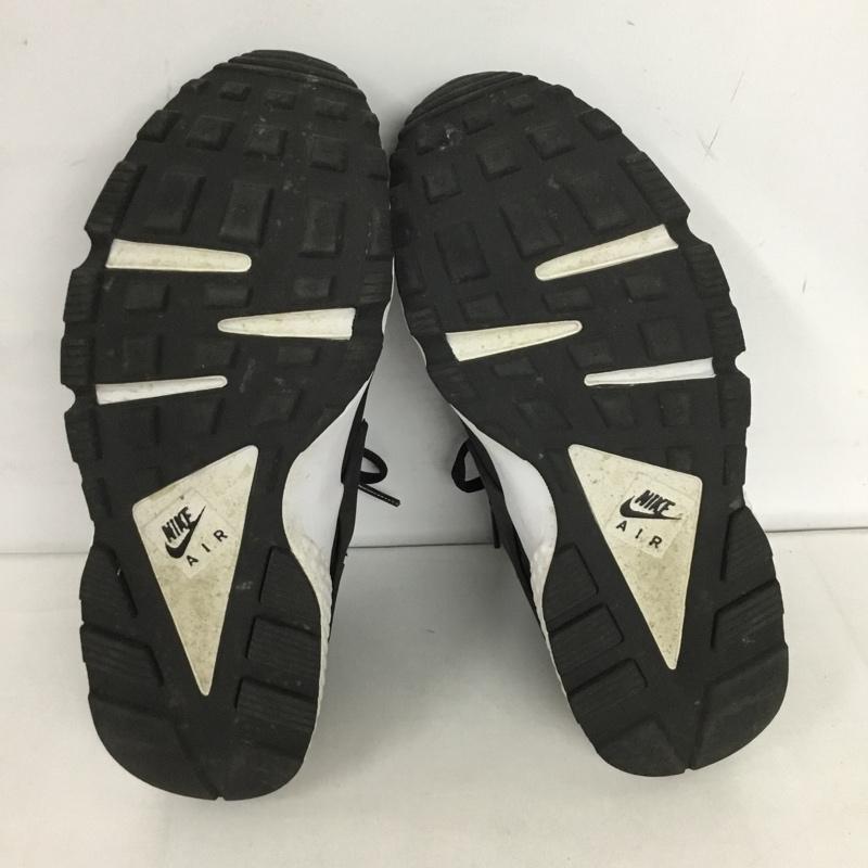 ナイキ NIKE スニーカー スニーカー 634835-006 WMNS AIR HUARACHE RUN エアハラチ 25cm 25.0cm ロゴ、文字 黒 / ブラック / X 白 / ホワイト / レディース USED 古着 中古 10128295