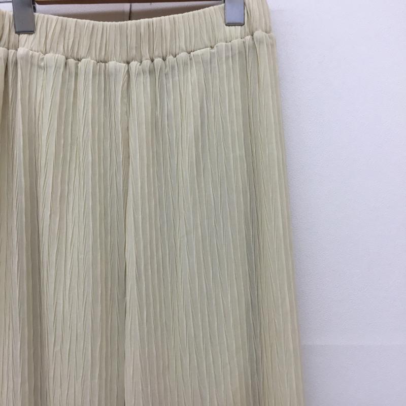 ローリーズファーム LOWRYS FARM パンツ スラックス FREE 無地 黄 / イエロー / レディース USED 古着 中古 10139684