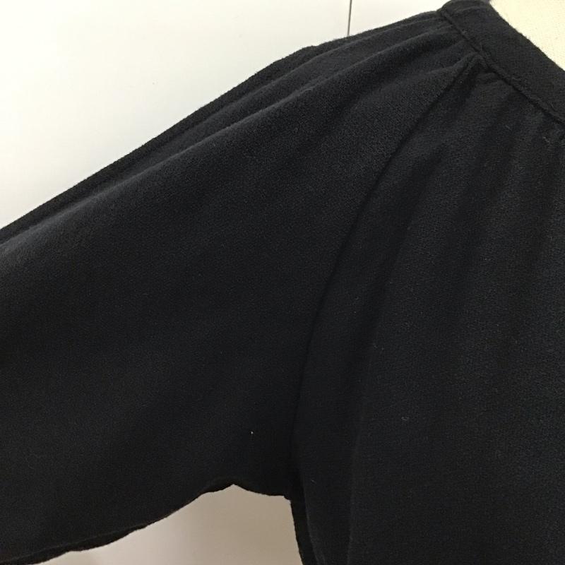 マウジー MOUSSY カットソー 七分袖 010csf80‐0610 OPENSHOULDERCUTトップス ラグラン FREE 無地 紺 / ネイビー / レディース USED 古着 中古 10116426
