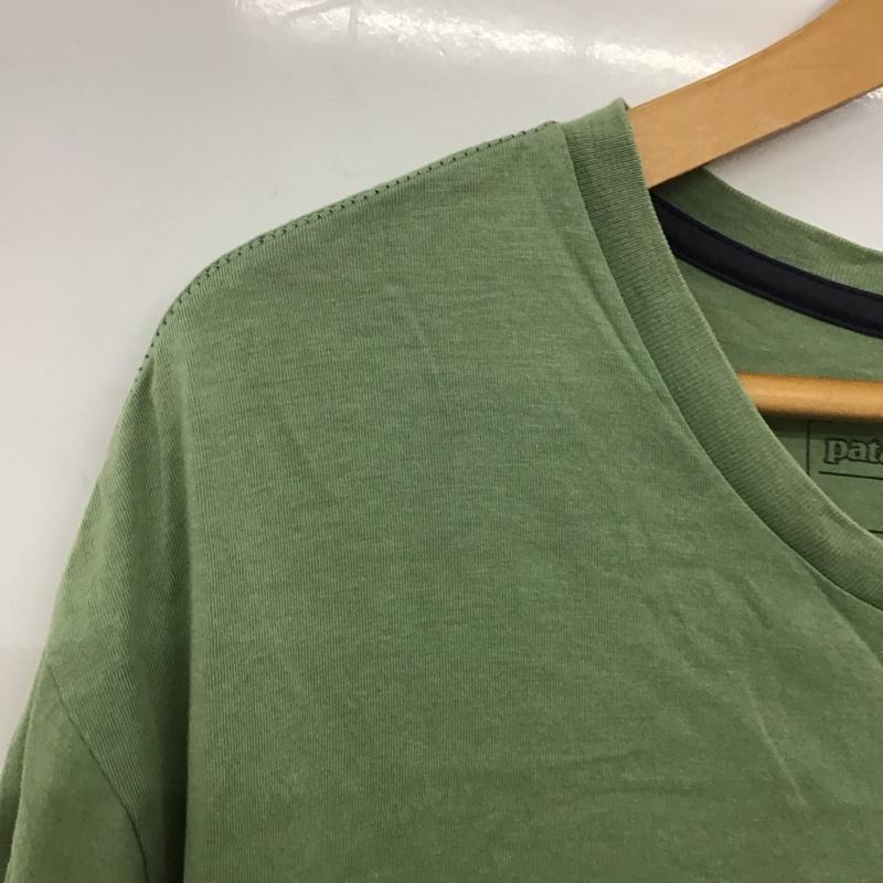 パタゴニア patagonia Tシャツ 半袖 L プリント カーキ / カーキ / メンズ USED 古着 中古 10137018