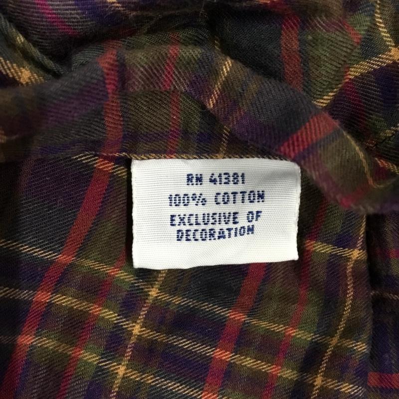 ラルフローレン RALPHLAUREN シャツ、ブラウス 長袖 長袖シャツ カラーシャツ 長袖カットソー チェックシャツ ボタンダウンシャツ XL チェック マルチカラー / マルチカラー / メンズ USED 古着 中古 10121924