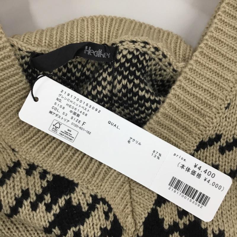 ヘザー Heather ベスト ベスト グレンニットベスト FREE マルチカラー / マルチカラー / レディース USED 古着 中古 10110751
