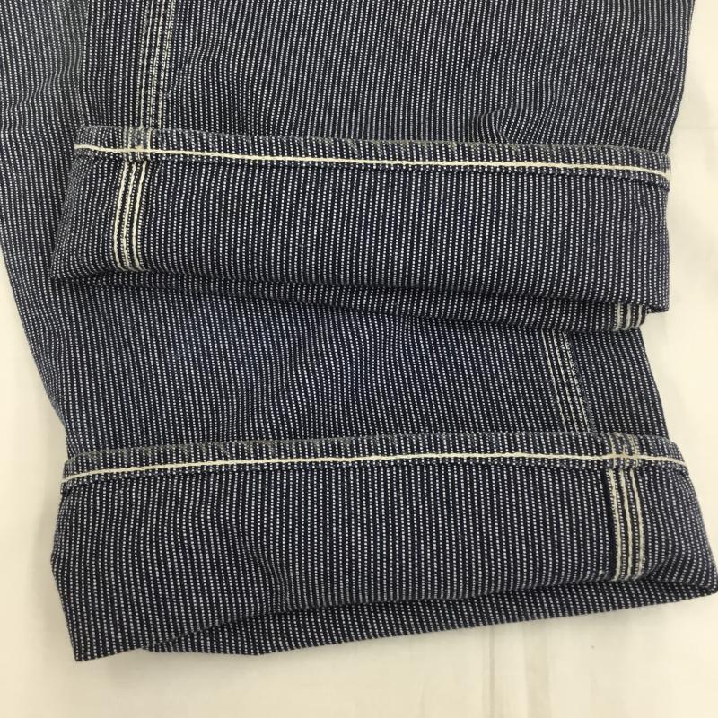 フラットヘッド The Flat Head パンツ ワークパンツ、ペインターパンツ 29インチ ストライプ 青 / ブルー / メンズ USED 古着 中古 10133591