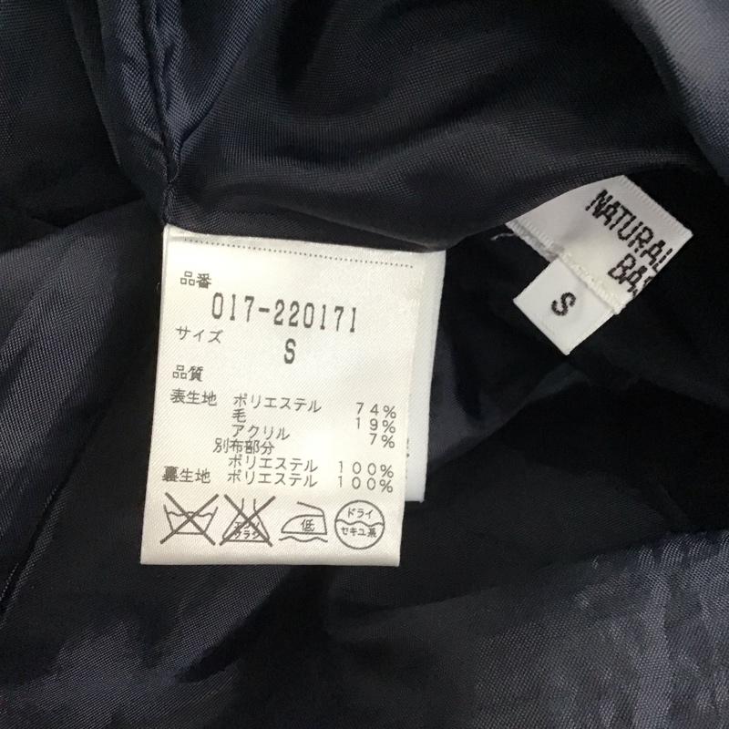 ナチュラルビューティーベーシック NATURAL BEAUTY BASIC スカート ミニスカート ミニスカート タイトスカート カジュアルスカート S 総柄 紺 / ネイビー / レディース USED 古着 中古 10142687