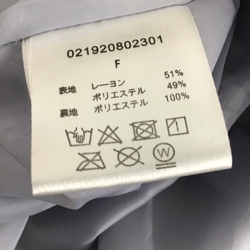 ダズリン dazzlin スカート ロングスカート 021920802301 シアープリーツロングスカート FREE 無地 水色 / ライトブルー / レディース USED 古着 中古 10114763