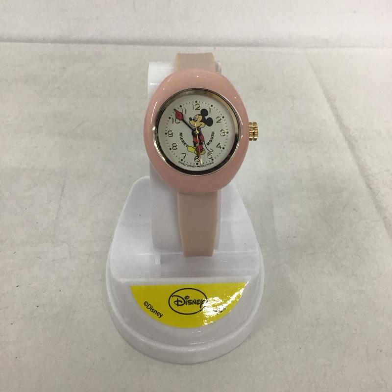 ディズニー Disney 腕時計 アナログ(クォーツ式) DisneyMickey Watch キャラクター 桃 / ピンク / レディース USED 古着 中古 10136253