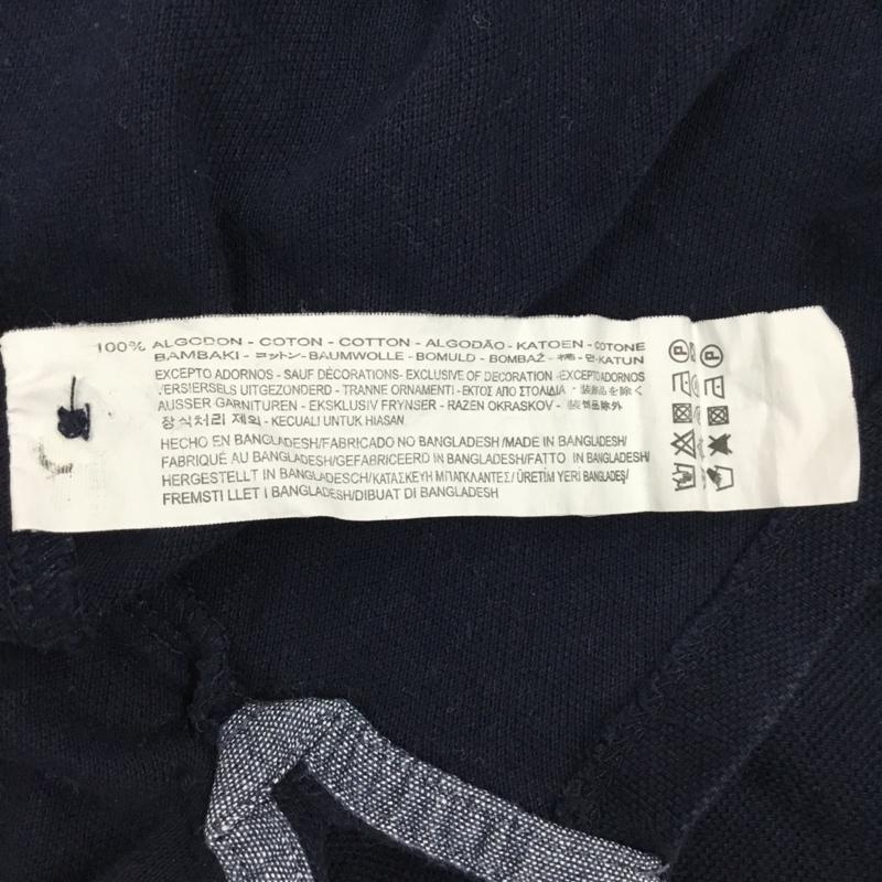 ザラ ZARA ポロシャツ 半袖 XL 無地 紺 / ネイビー / メンズ USED 古着 中古 10110673