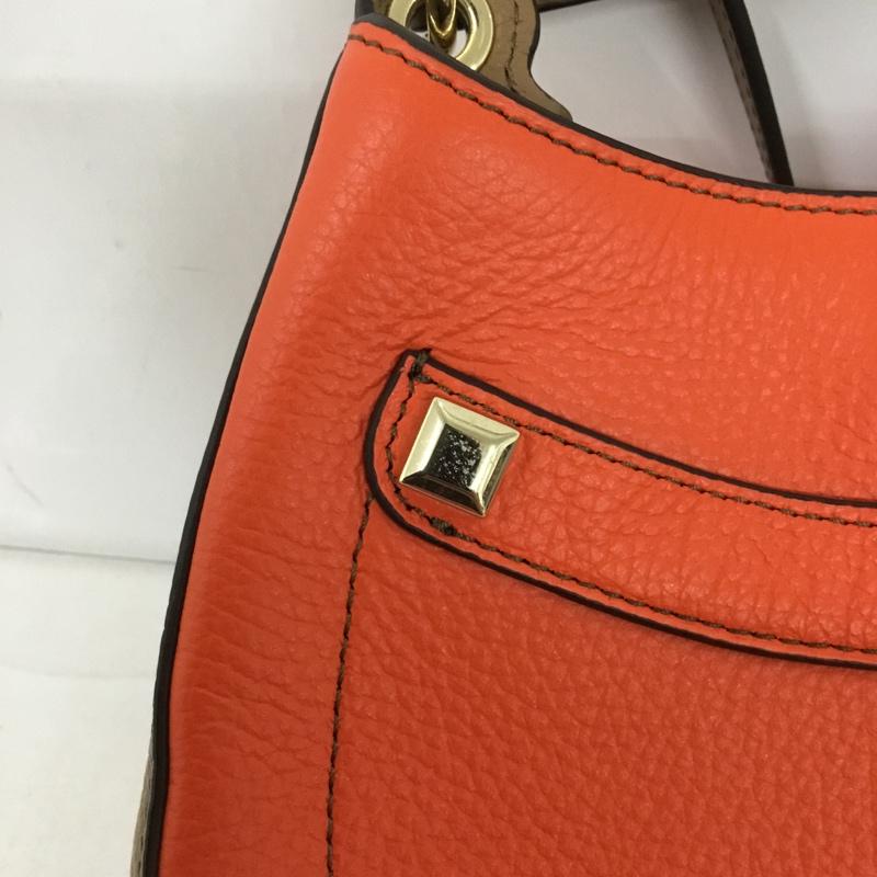 フルラ FURLA ショルダーバッグ ショルダーバッグ WB00634 2WAY アフロディーテ スタッズ ロゴ、文字 茶 / ブラウン / X 橙 / オレンジ / レディース USED 古着 中古 10136348