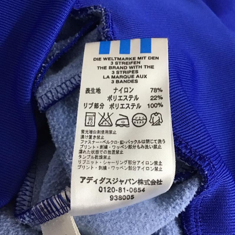 アディダス adidas ジャケット、上着 ジャンパー、ブルゾン ジップアップジャケット アウター 00s ジャージ 古着 L ロゴ、文字 青 / ブルー / メンズ USED 古着 中古 10149206