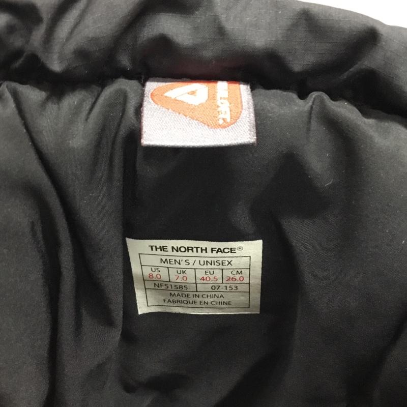 ザノースフェイス THE NORTH FACE アウトドアシューズ アウトドアシューズ NF51585 NUPTSE BOOTIE WP IV ヌプシ ブーティ ウォータープルーフ 26cm 箱有 26.0cm ロゴ、文字 黒 / ブラック / メンズ USED 古着 中古 10110159