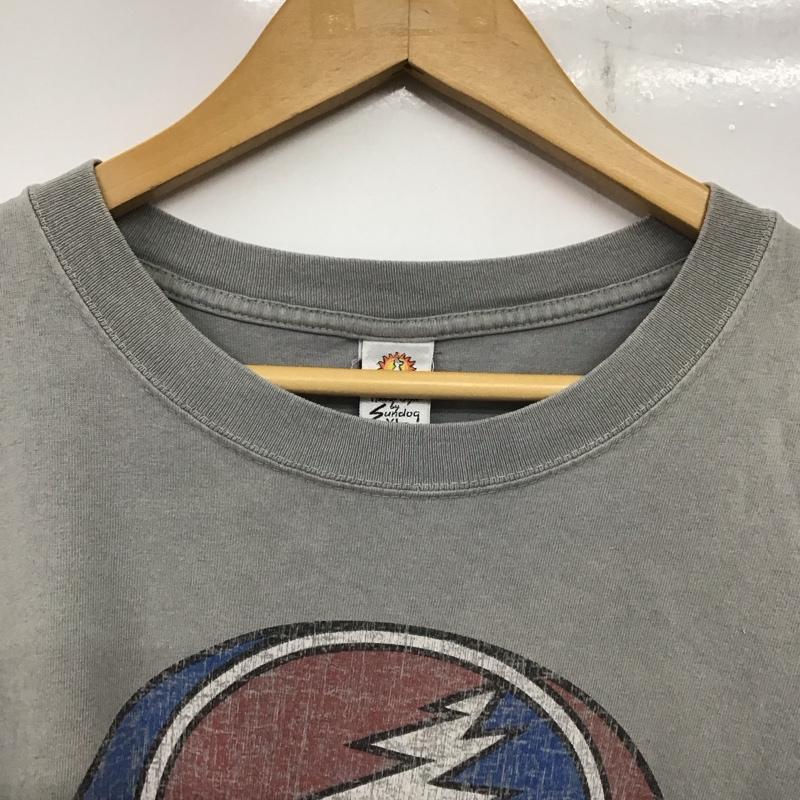 古着 USED Tシャツ 半袖 半袖カットソー プリントTシャツ クルーネックカットソー XL プリント 灰 / グレー / メンズ USED 古着 中古 10138715