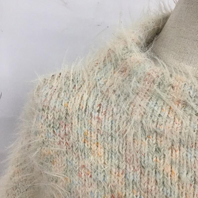 マウジー MOUSSY ニット、セーター 長袖 010bsa70-1340 長袖ニット セーター シャギーニット FREE 総柄 マルチカラー / マルチカラー /  レディース USED 古着 中古 10114523