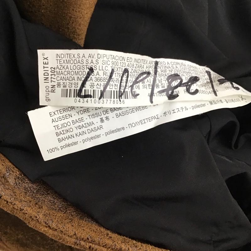 ザラティーアールエフ ZARA TRF ジャケット、上着 ジャケット、ブレザー ジップアップジャケット ライダースジャケット カジュアルジャケット アウター M 無地 茶 / ブラウン / レディース USED 古着 中古 10123736