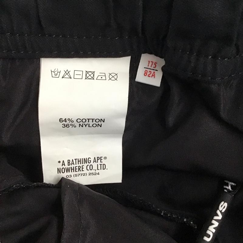 エーエイプバイアベイシングエイプ AAPE BY A BATHING APE パンツ ワークパンツ、ペインターパンツ ワークパンツ ワイドパンツ カジュアルパンツ ナイロンパンツ M 無地 黒 / ブラック /  メンズ USED 古着 中古 10124782